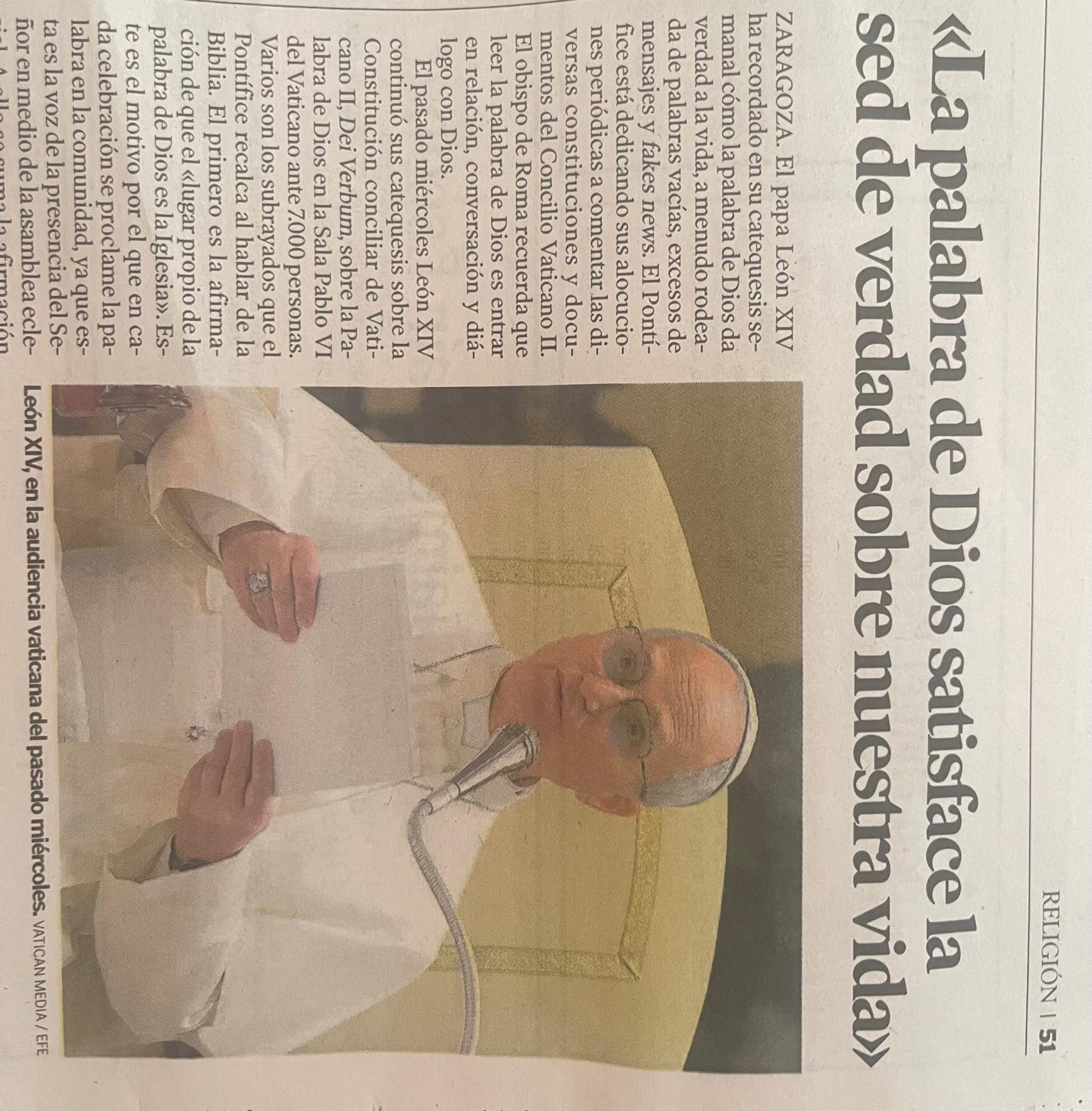 EL PAPA, RTVE Y EL GOBIERNO