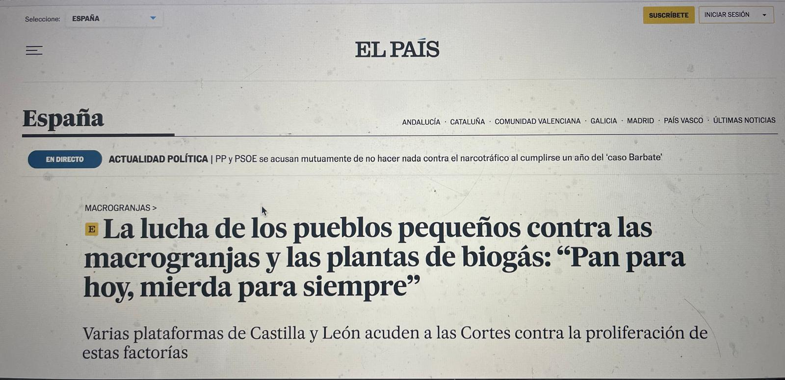 MACROGRANJA DE CAPARROSO. UNA PESADILLA DE LECHE Y MIERDA. (I)