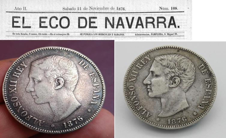 Falsificadores en Villafranca, 1876